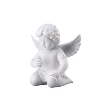 Angel with Floral Wreath – Rosenthal White Porcelain Figurine