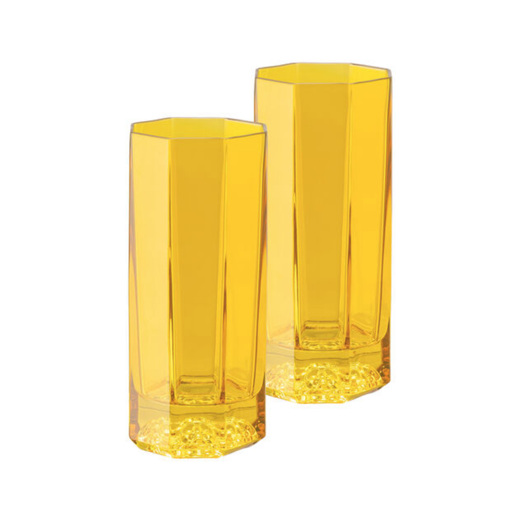 Medusa Lumiere Clear Set of 2 Long Drink glasses