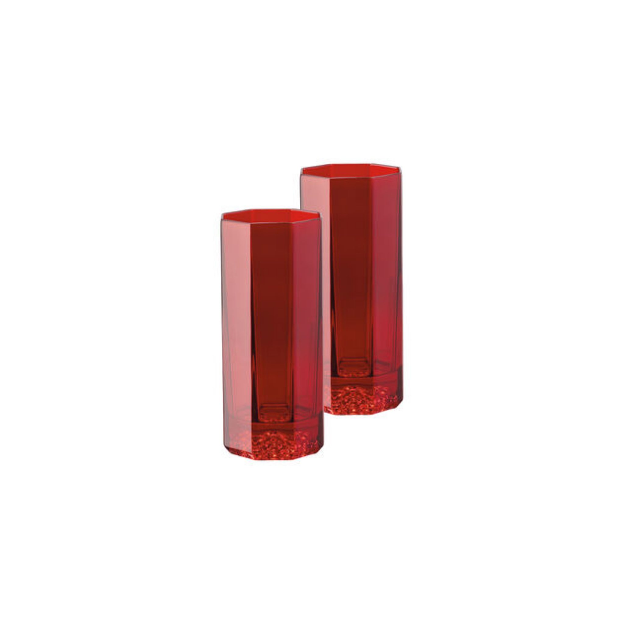 Medusa Lumiere Clear Set of 2 Long Drink glasses