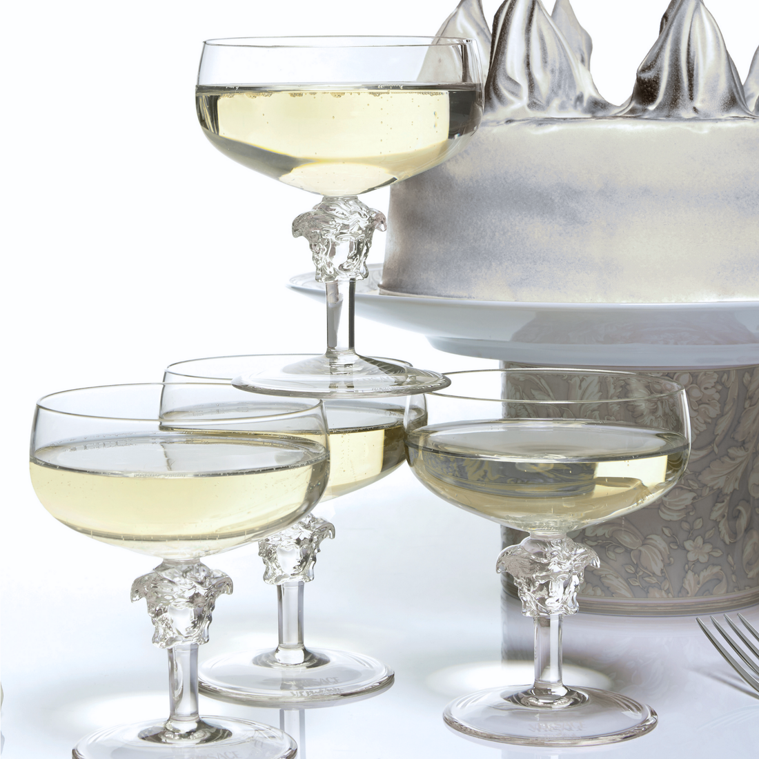 Medusa Lumiere 2nd Edition Champagne Glasses Set of 2