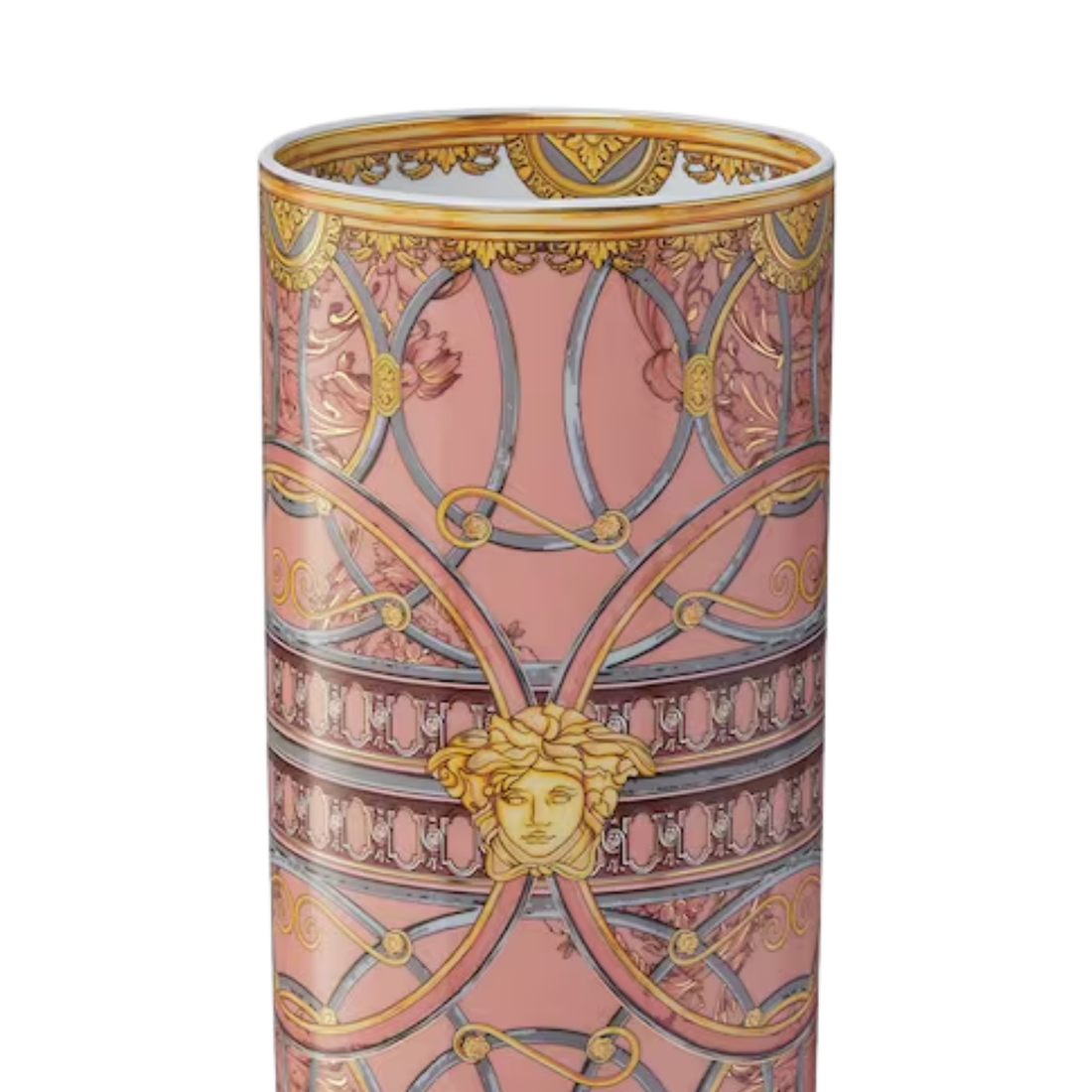 Versace Rosenthal Scala Palazzo Rosa Vase 24 cm