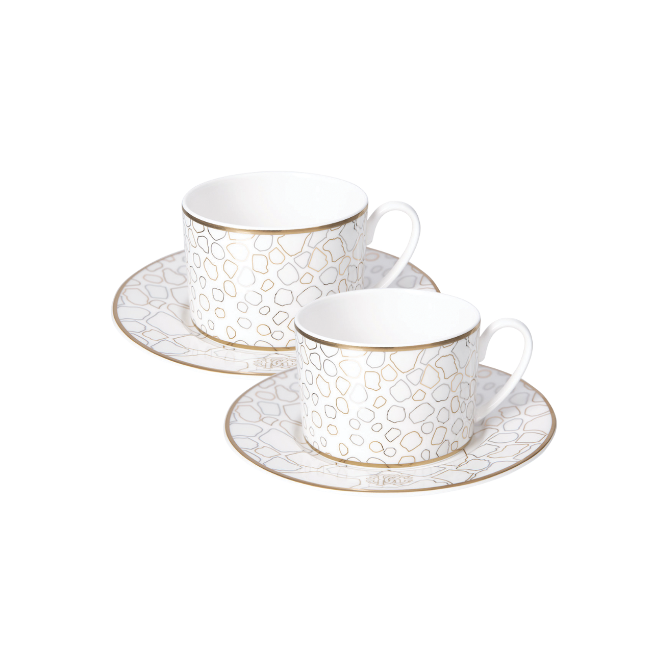 Roberto Cavalli Tea Cup & Saucer Gift Box (Set of 2)