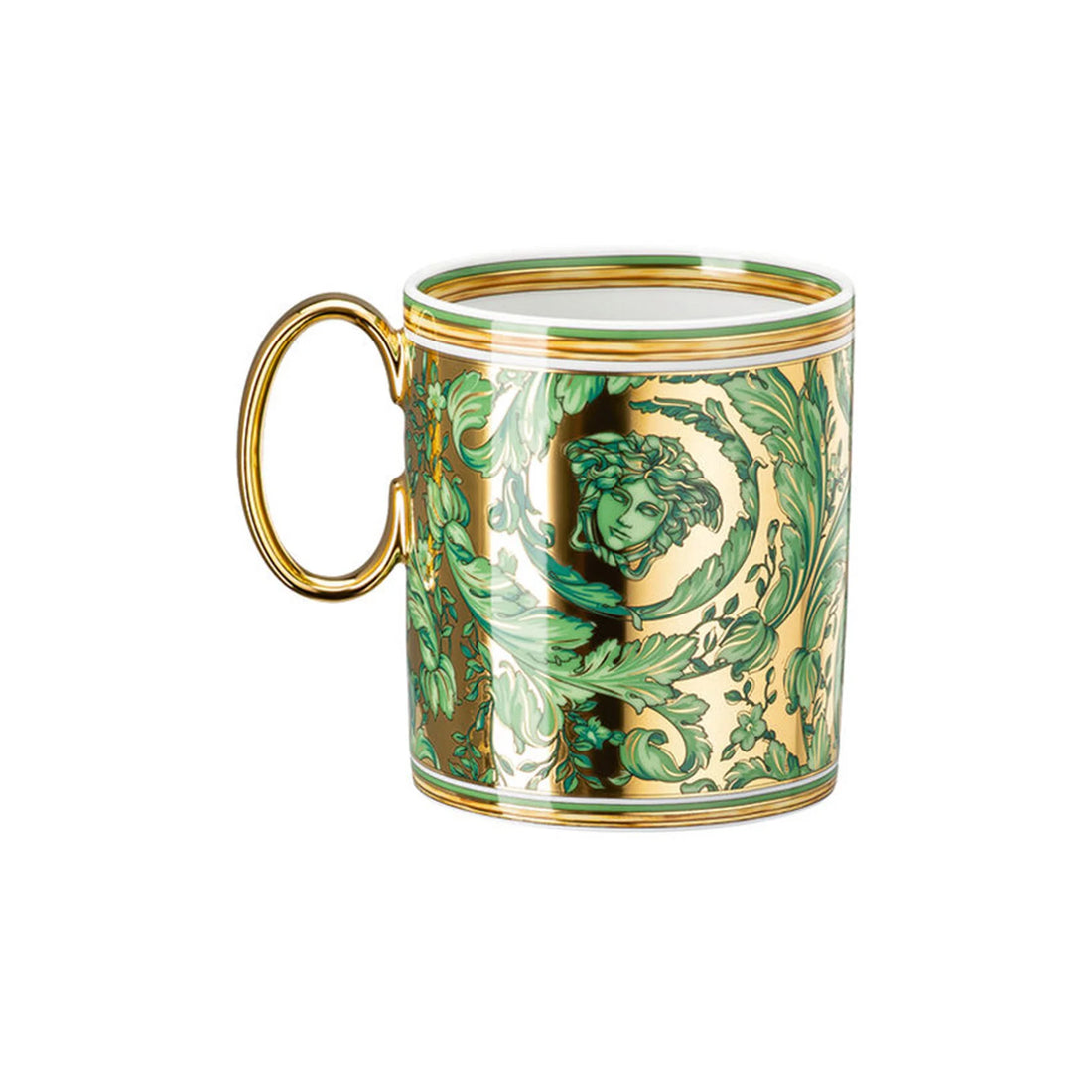 Medusa Garland Mug with Handle green