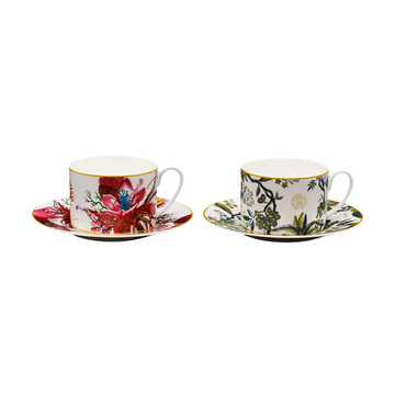 Roberto Cavalli Tea Cup & Saucer Gift Box (Set of 2)