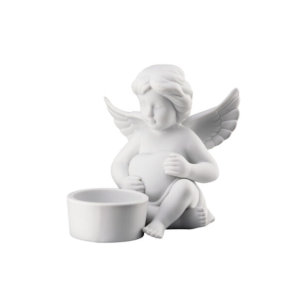 Rosenthal - Angels Weiss matt Angel with heart