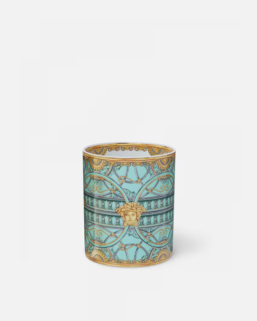 Versace Rosenthal Scala del Palazzo Verde Vase 18 cm