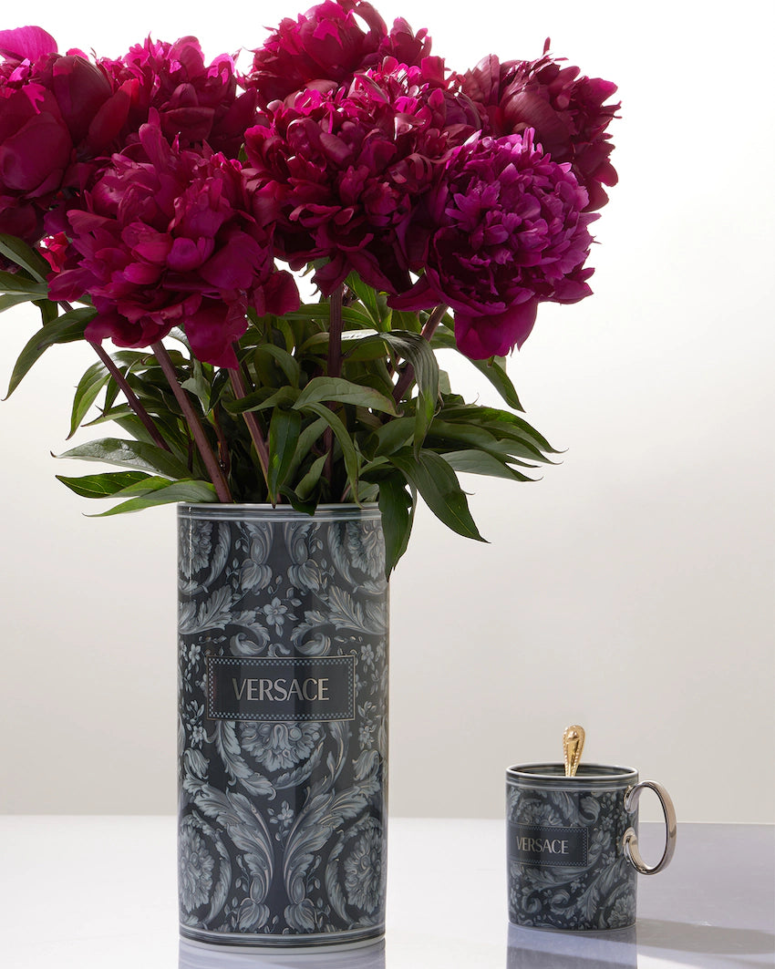 Versace Rosenthal Barocco Vase Haze - 24 cm