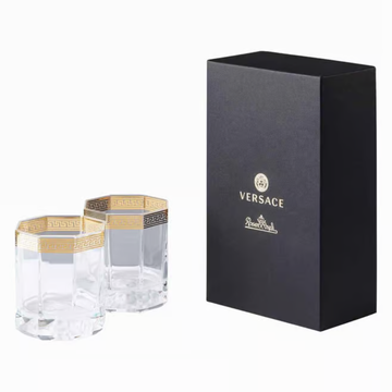 Medusa D’Or Set of 2 Whisky glasses