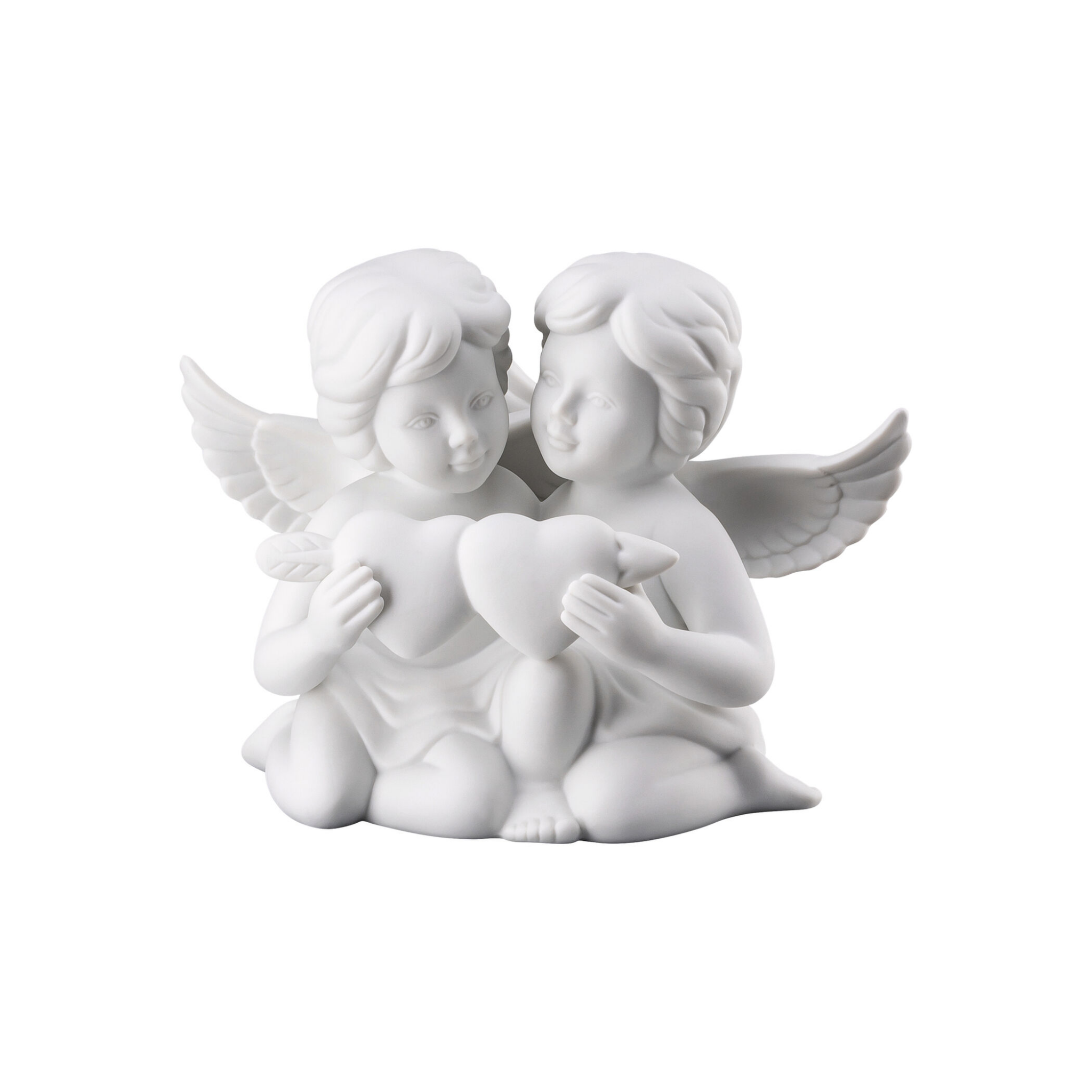 Pair Angels with Heart – Engel Gross by Rosenthal