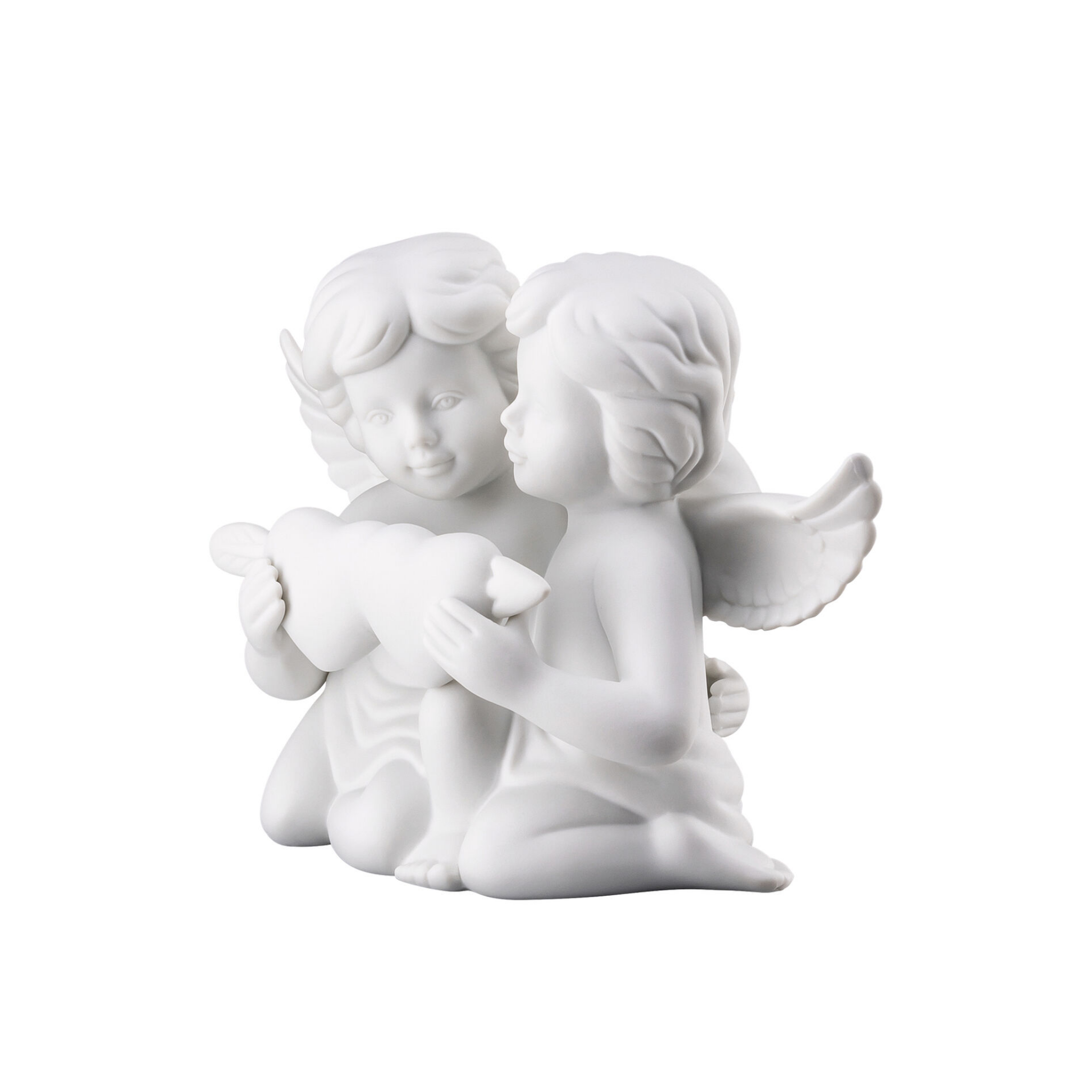 Pair Angels with Heart – Engel Gross by Rosenthal