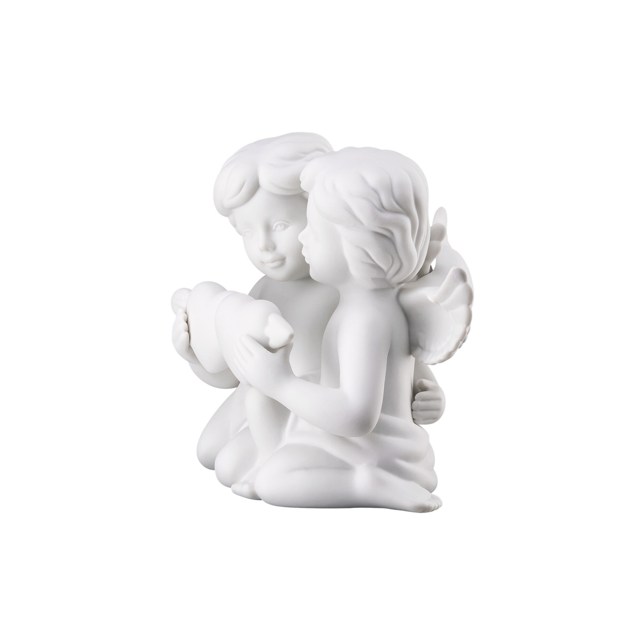 Pair Angels with Heart – Engel Gross by Rosenthal