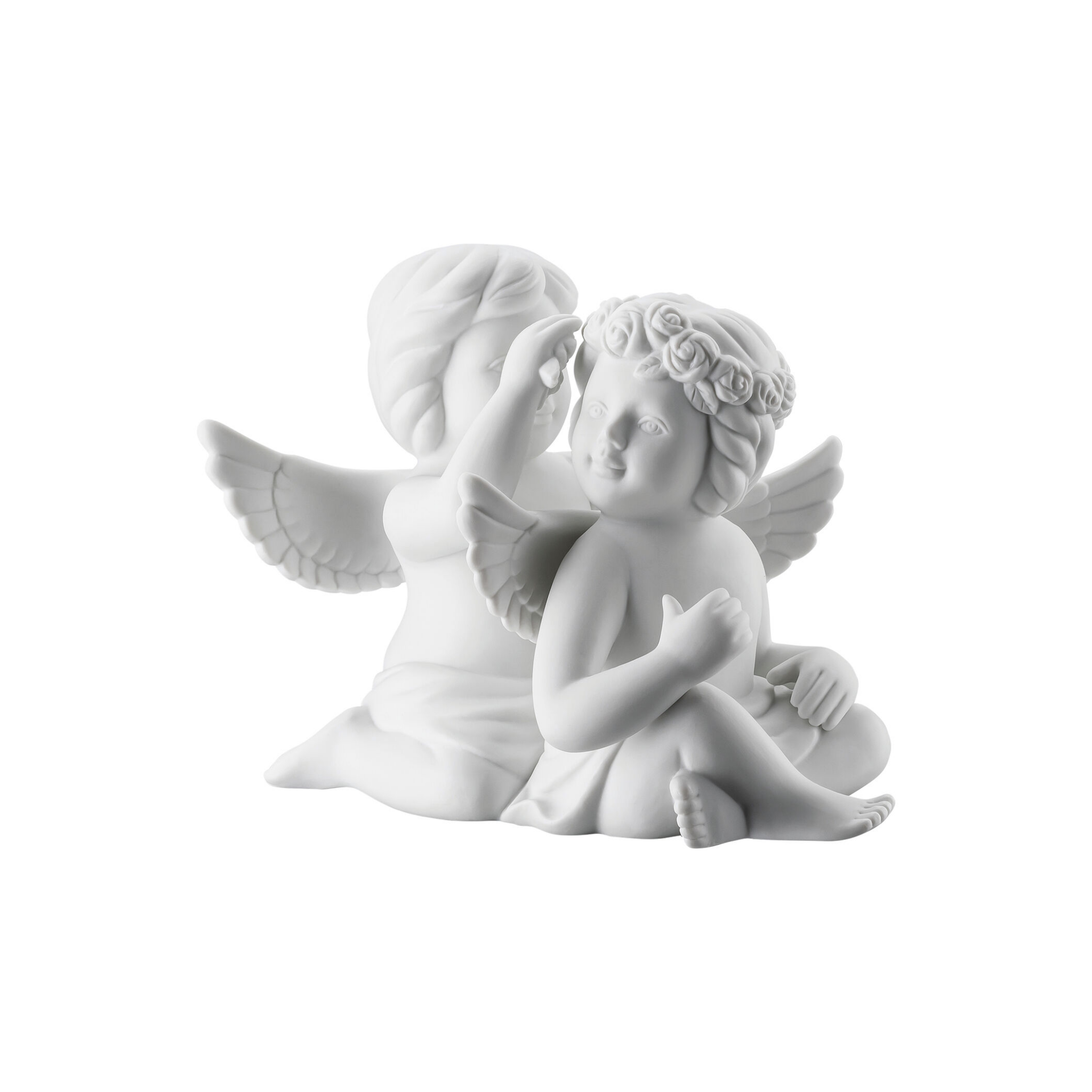 Pair Angels with Wreath – Engel Gross by Rosenthal
