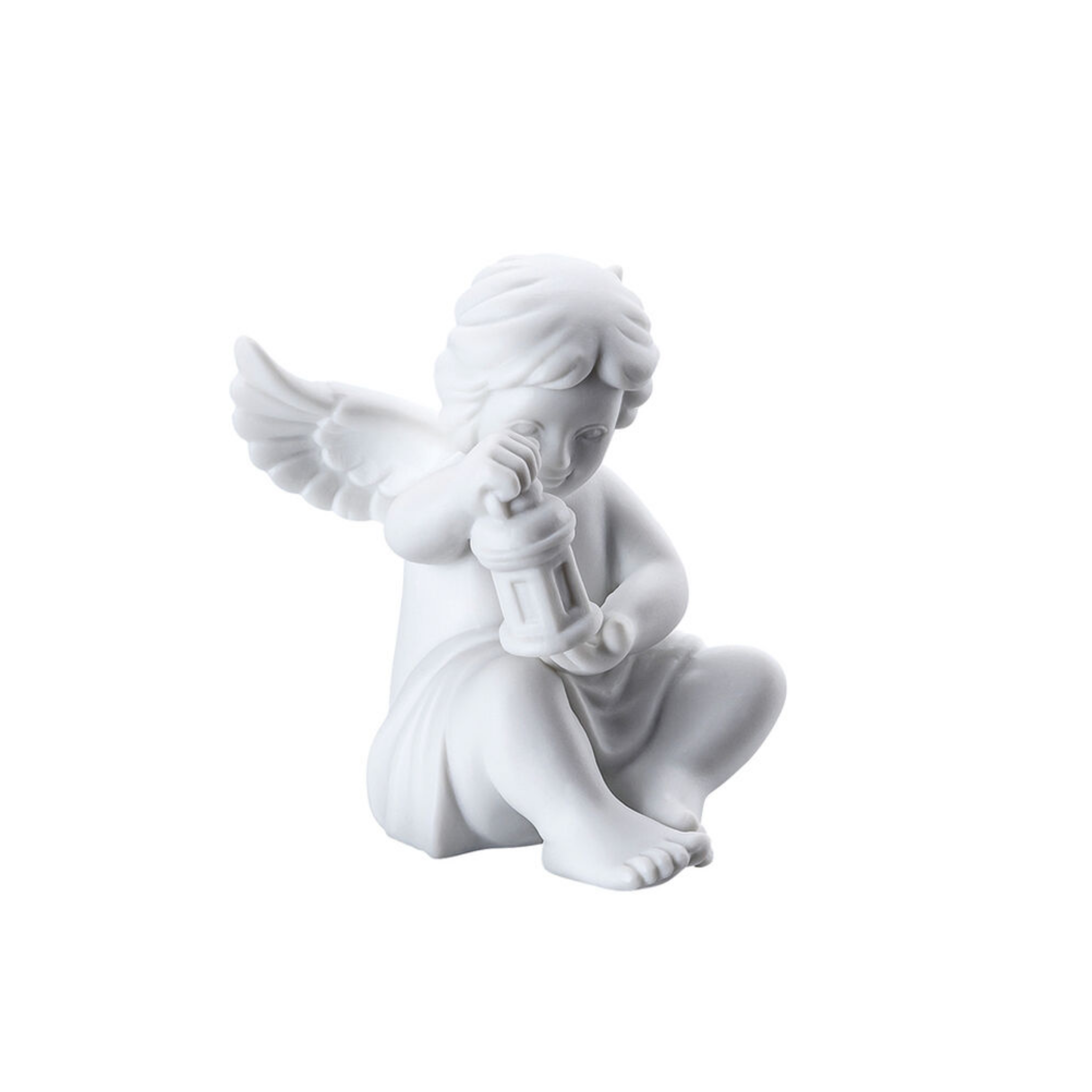 Angel with Lantern – Rosenthal White Porcelain Figurine