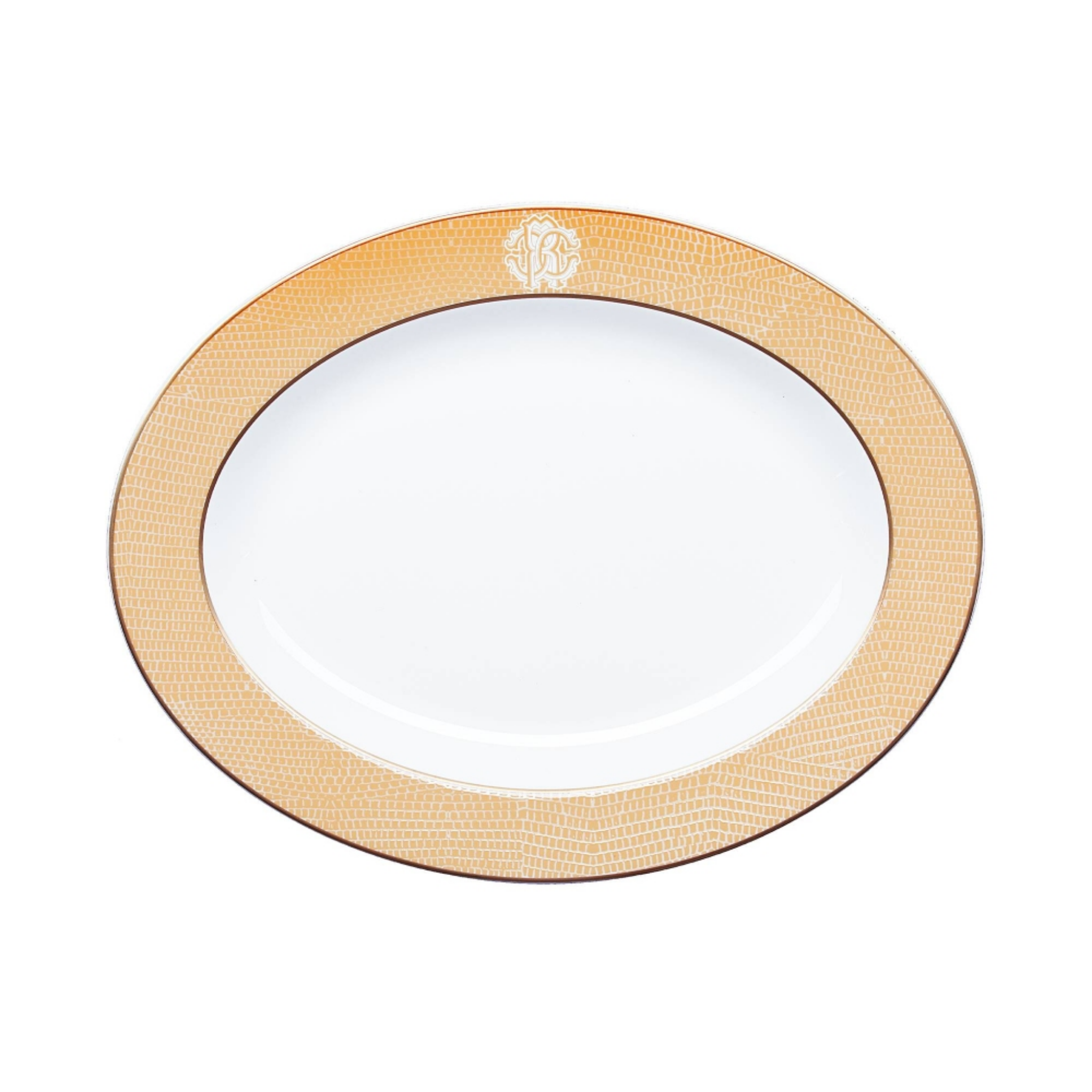 Lizzard Gold – Oval Dish