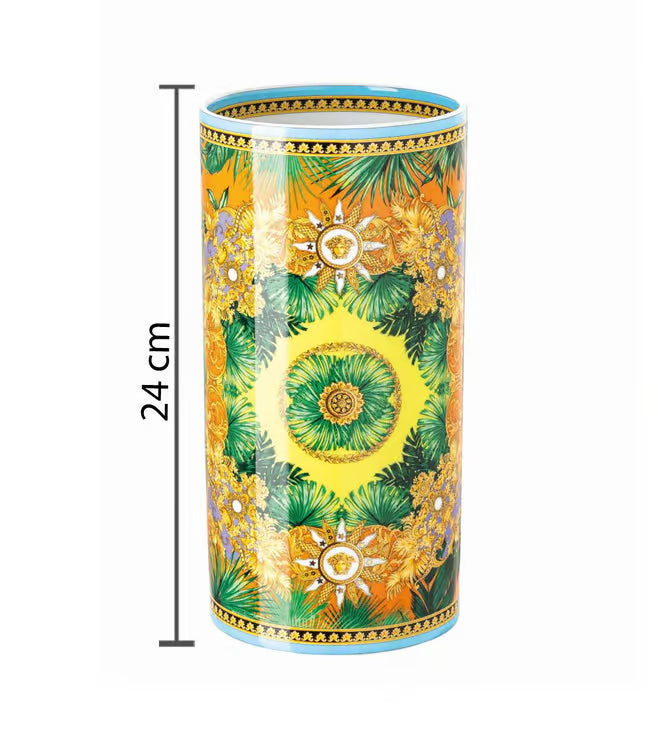 Versace Rosenthal Jungle Animalier Vase Multicolor 24 cm