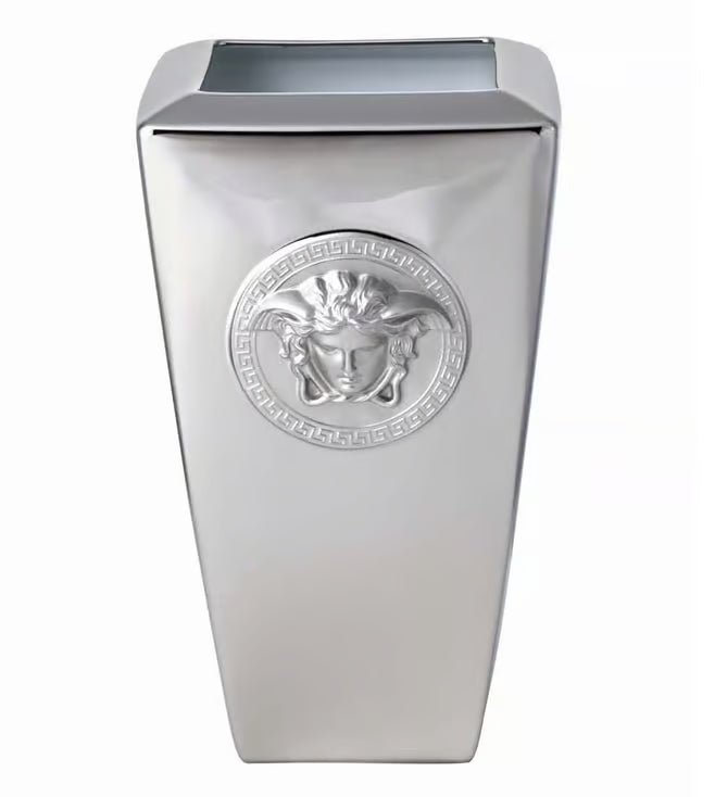 Versace Rosenthal Medusa Platin Vase 24 cm