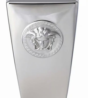 Versace Rosenthal Medusa Platin Vase 24 cm
