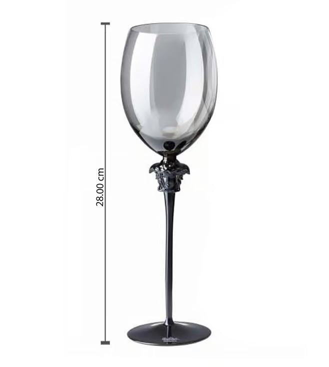 Versace Rosenthal Medusa Lumiere Haze Wine Glass (per pc)