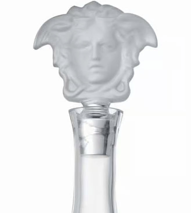 Versace Rosenthal - Transparent Crystal Medusa Lumiere Decanter