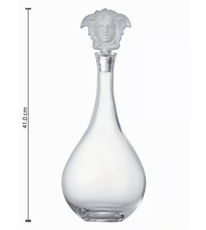 Versace Rosenthal - Transparent Crystal Medusa Lumiere Decanter