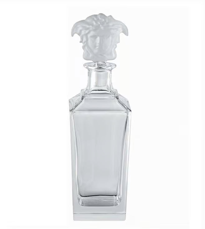 Versace Rosenthal - Transparent Crystal Treasury Whisky Decanter
