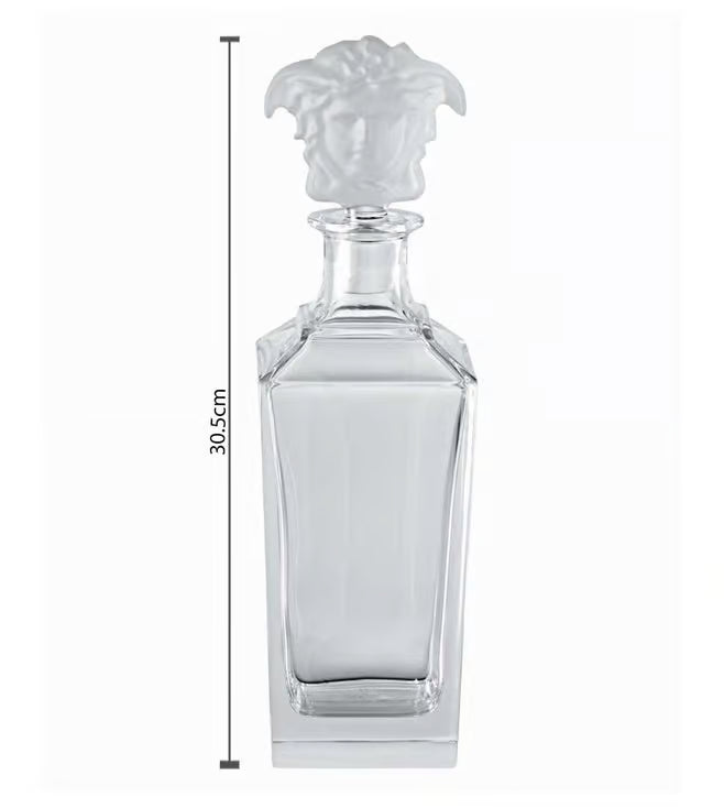 Versace Rosenthal - Transparent Crystal Treasury Whisky Decanter