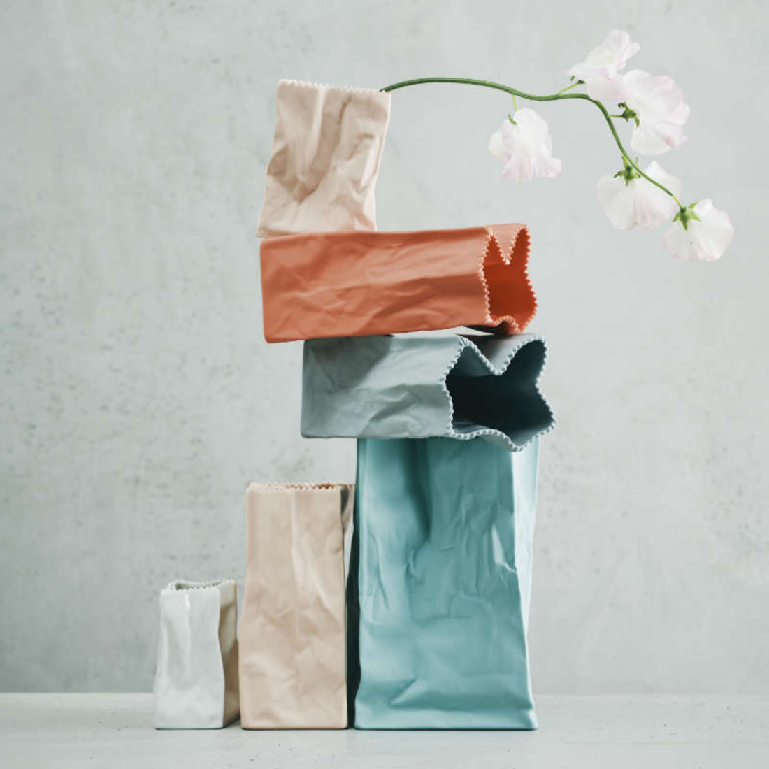 Tütenvase Mint – Bag Vase